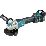 Makita DGA519RTJ - Kampinis &scaron;lifuoklis - Belaidis - 125 mm - 2 akumuliatoriai - 18 V
