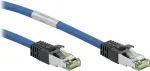 Wentronic Goobay CAT 8.1 tinklo kabelis, S/FTP (PiMF), mėlynas, 2 m - LSZH be halogenų, varis AWG 24 (45660)