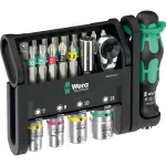 Tool-Check Modular 1, Bit-Satz schwarz/gr&uuml;n, 21-teilig, inkl. 1/4 Bit-Ratsche