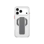Skinarma Haxa magnetico įkrovimo ir grip stovo permatomas dėklas iPhone 17 Pro