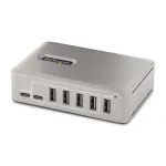 StarTech.com 10 prievadų USB-C &scaron;akotuvas - 8x USB-A / 2x USB-C - su maitinimu, 65W maitinimo blokas - USB 3.1 10Gbps - stalinis/ne&scaron;iojamas USB &scaron;akotuvas su USB-IF sertifikuotu 3 pėdų fiksuojamu kabeliu