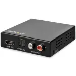 StarTech.com 4K HDMI garso i&scaron;traukiklis su 4K 60Hz palaikymu, juodas