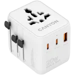 CANYON kelioninis adapteris OnTour 20 EU/UK/US/AUS 20W baltas