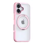Apsauginis dėklas Torras Ostand R Fusion, skirtas iPhone 16 &ndash; rožinis, plonas ir lengvas