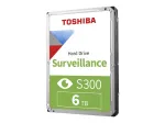 Toshiba S300 Surveillance 3.5 inch vidinis kietasis diskas SATA 6Gb/s - 6TB, 5400RPM