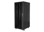 Lanberg FF01-6832-12B grindinis 19 inch 32U 600x800 mm spintos korpusas juodas (RAL 9004)
