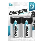 Energizer D &scaron;arminės baterijos Max Plus, 2 vnt. pakuotė