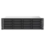 QNAP TS-1673AU-RP-16G NAS/saugyklos serveris Rack (3U) Ryzen Embedded V1500B 16 GB DDR4 0 TB QNAP QTS Juoda, Pilka