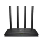TP-Link Archer C6U belaidis mar&scaron;rutizatorius Gigabit Ethernet dviejų juostų (2,4 GHz / 5 GHz) juodas