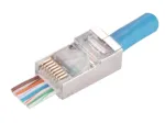 RJ45 STP Cat.5e tiesinis ki&scaron;tukas Alantec WT116 pakuotė po 100 vnt., ekranuotas 8P8C kabelių jungtis