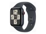 Apple Watch SE GPS + Cellular 44 mm vidurnakčio aliuminio korpusas su vidurnakčio sporto juostele &ndash; M/L