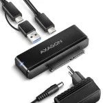 Adapteris Axagon ADSA-FPX FAST PORT X USB-C 10Gbps SATA 6G 2.5 inch / 3.5 inch SSD/HDD