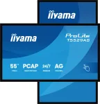 iiyama ProLite T5529AS-B1AG 55 colių liečiamas ekranas su Android OS, 4K Ultra HD, 450 cd/m&sup2;, Wi-Fi
