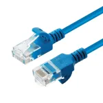 Microconnect V-UTP6A003B-SLIM tinklo kabelis, mėlynas, 0,3 m, Cat6a, U/UTP