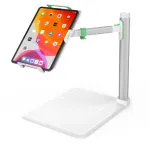 Belkin Tablet Stage 2.0 EDC001 plan&scaron;etinio kompiuterio laikiklis ant stalo prezentacijoms, 7&ndash;12,9", baltas