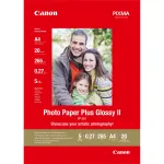 Canon PP-201 Glossy II fotopopierius blizgus A4 - 20 lapų