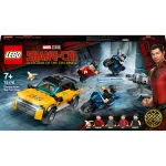 LEGO rinkinys Marvel Escape from the Ten Rings 76176 su minifigūromis ir transporto priemonėmis