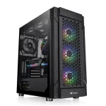 THERMALTAKE Korpusas Mid Tower - Versa T27 TG ARGB - Juodas