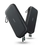 UGREEN 50974 ne&scaron;iojamoji žaidimų konsolės dėklas Nintendo Switch, EVA, oksfordas, aksomas, pilka