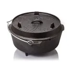 Kepimo indas / skarda Petromax FT12 apvalus ketaus puodas, tinkamas duonai ir mėsai, 15 kg