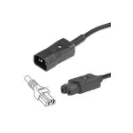 Maitinimo laidas Bachmann 356.1240 Juodas 2 m C14-C15 mova