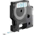 DYMO D1 standartinė etikečių juosta | Mėlynas &scaron;riftas baltame fone | 9 mm x 7 m | Lipnios etiketės LabelManager žymekliams