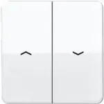 JUNG svirtinis jungiklis/spaudimo mygtukas CD595PWW CD500 Alpine White (CD595PWW)