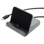 4smarts VoltDock plan&scaron;etinių kompiuterių įkrovimo stotelė USB-C 60 W, Gunmetal (462261)