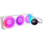 Kraken Elite 420 RGB 420 mm, skysčio au&scaron;inimo rinkinys baltas