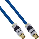InLine S-VHS vaizdo kabelis Premium 4 kontaktų mini DIN ki&scaron;tukas / ki&scaron;tukas, auksuoti kontaktai, 15 m