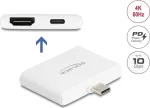 DELOCK USB Type-C adapteris į HDMI 4K 60 Hz su duomenimis ir PD 94 W (61087)