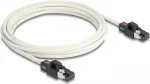 DeLOCK tinklo kabelis RJ45 ki&scaron;tukas-ki&scaron;tukas Cat.6A S/FTP 3m baltas