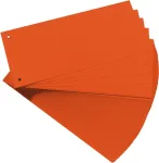 Kartoniniai skirtukai Herlitz 10843647, 100 vnt., oranžiniai
