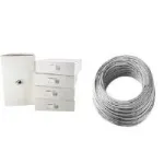 LogiLink Patch laidas, Cat. 5e, S/FTP, 305 m, pilkas, 4 x 2 AWG 26/7, folijos ekranavimas, S/FTP ekranuotas (CPV0018)