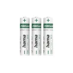 Hama 00223526 Įkraunama baterija AAA NiMH 1,2 V 700 mAh 3 vnt.