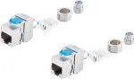 Keystone lizdas ShiverPeaks BS08-45005-2 Cat 8.1 metalinis, ekranuotas RJ45 modulis