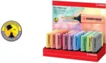 Stabilo BOSS ORIGINAL Pastel žymeklių rinkinys &mdash; 45 vnt., kaltinis antgalis, įvairių pastelinių spalvų