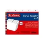 Herlitz 1500560 Tab Index A5 skiriamasis lapas i&scaron; polipropileno, baltas