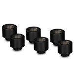 Thermal Grizzly DeltaMate Extender MF14 &ndash; vandens au&scaron;inimo jungtis, juoda, 6 vnt. (TG-DM-FIT-6007)