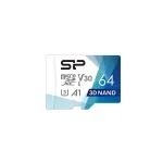 &bdquo;Silicon Power Superior Pro 64GB&ldquo; MicroSDXC atminties kortelė UHS-III U3 V30 100/80 MB/s su SD adapteriu