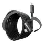 USB-C į USB-C laidas UGREEN 90629 &mdash; USB 3.2 Gen 1, 5 Gbit/s, 5 m, juodas, kampuotas į tiesų