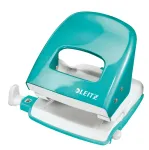Leitz NeXXt WOW 5008 metalinis 2-ių skylių perforatorius 30 lapų, mėlynas/baltas