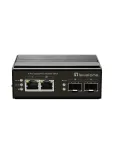 LevelOne IGP-0432 pramoninis tinklo jungiklis, nevaldomas, Gigabit Ethernet (10/100/1000), PoE, juodas