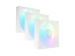 Fury SAI S12 ARGB PWM White 3-Pack Fan Set