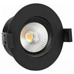 Shelly PbS Hilux DS8 LED Recessed Spotlight, 2200-6500K, CRI95, 600lm, Bluetooth, Wi-Fi, Black