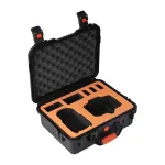 SUNNYLIFE Apsauginis dėklas DJI Mini 5 Pro &ndash; juodas EVA laikymo krep&scaron;ys su rankena