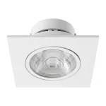 SYNERGY21 LED Recessed Ceiling Spot Helios White - Square+Tilting - Warm White