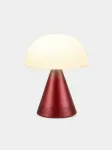 Lexon Mina Audio L LED lempa su Bluetooth garsiakalbiu Dark Red LH76DR