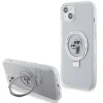 Karl Lagerfeld KLHMP15MHMRSKCH iPhone 15 Plus / 14 Plus 6,7 inch White Hardcase Ring Stand Karl & Choupette MagSafe