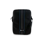 BMW M Motorsport Carbon Blue Stripes Smartphone Shoulder Bag Black